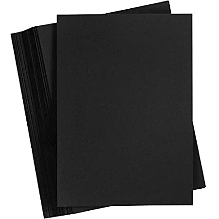 Black Paper 125gm - 500/Pack (A4 & A3 Sizes Available)